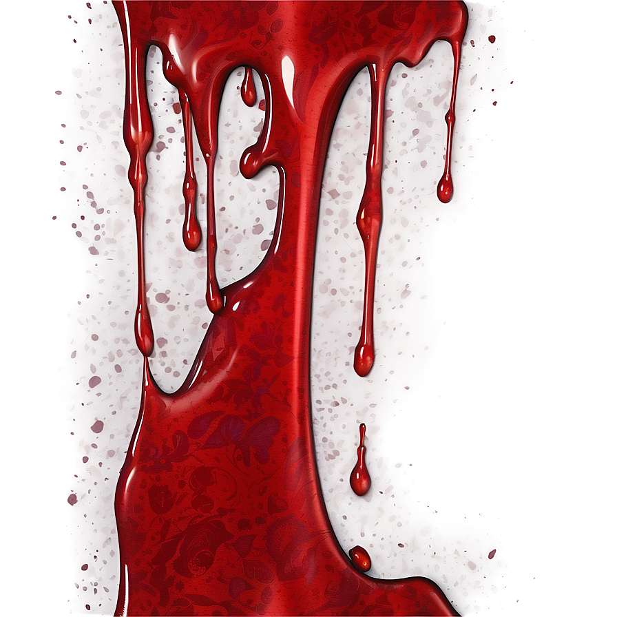 Horror Red Blood Splatter Png 06132024 PNG