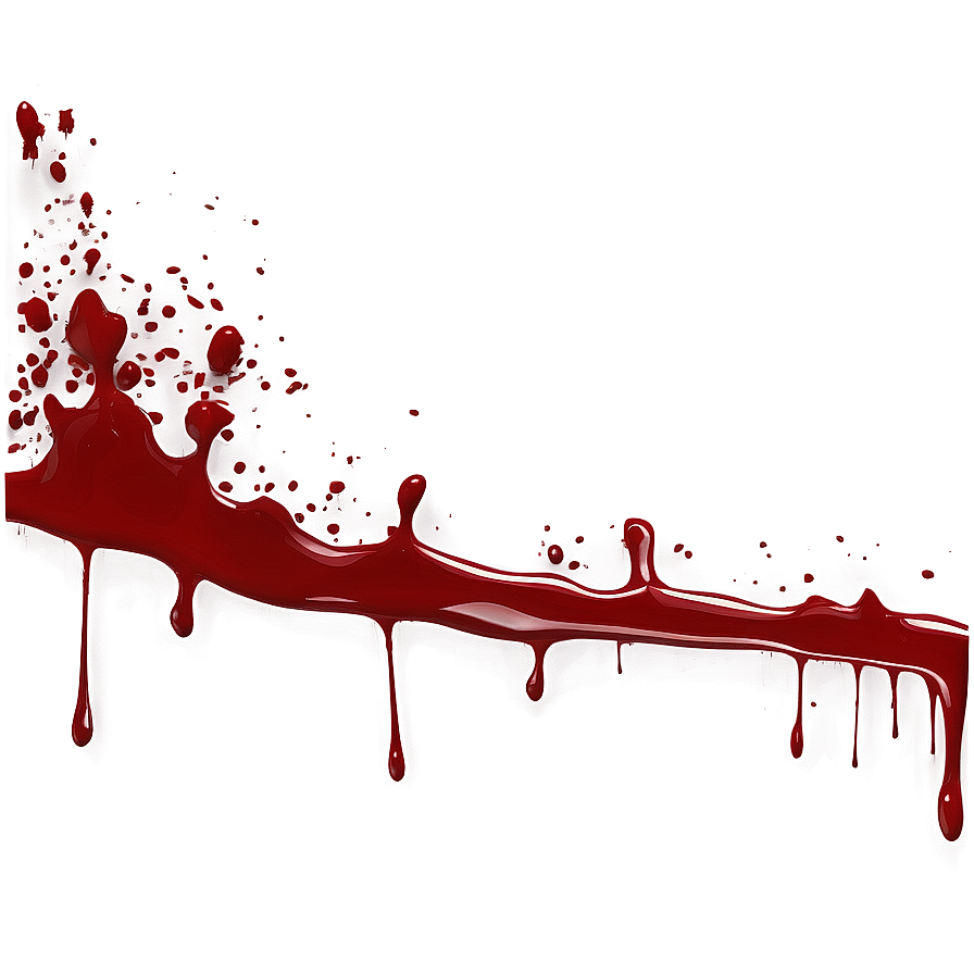 Horror Scene Blood Splatter Png 04302024 PNG