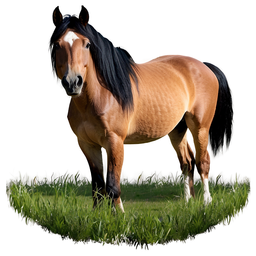 Horse In Field Png 30 PNG