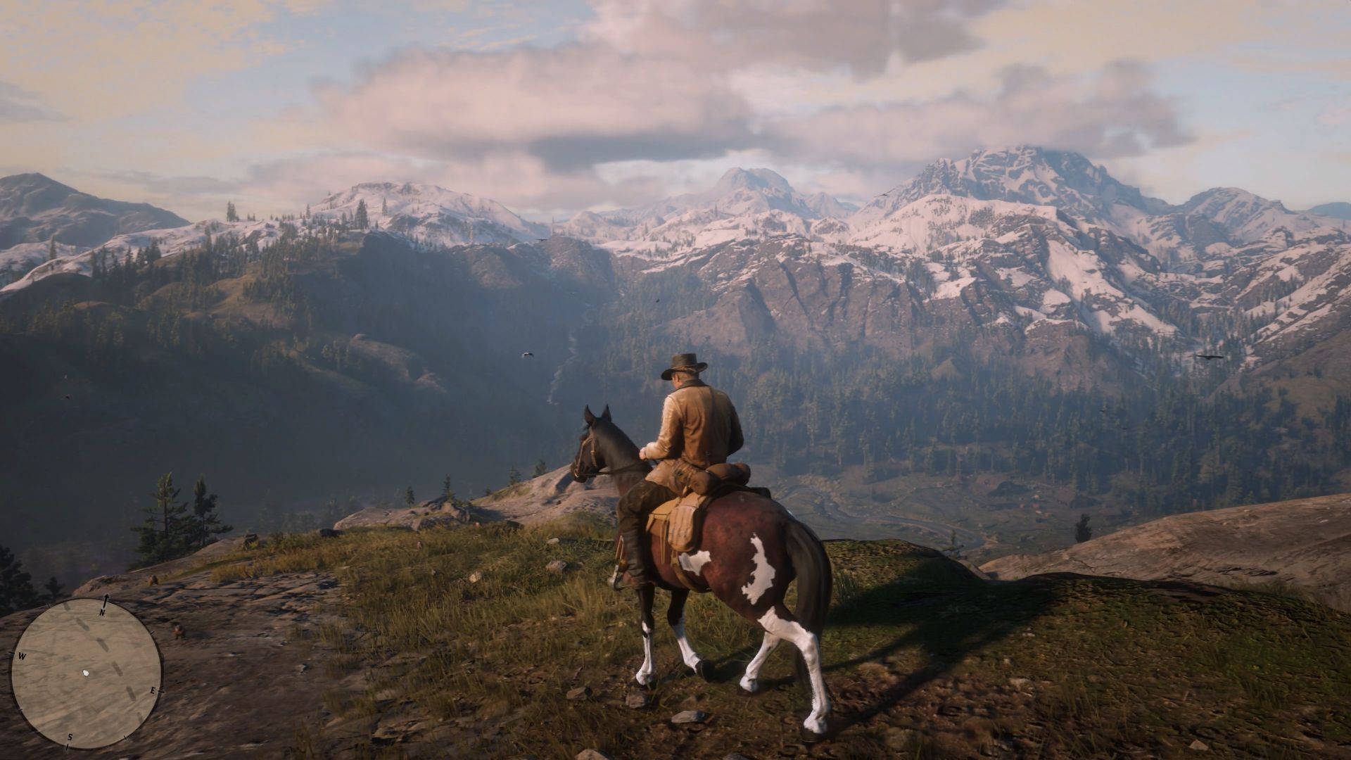 Horse Red Dead Redemption 2 Mountain View Wallpaper