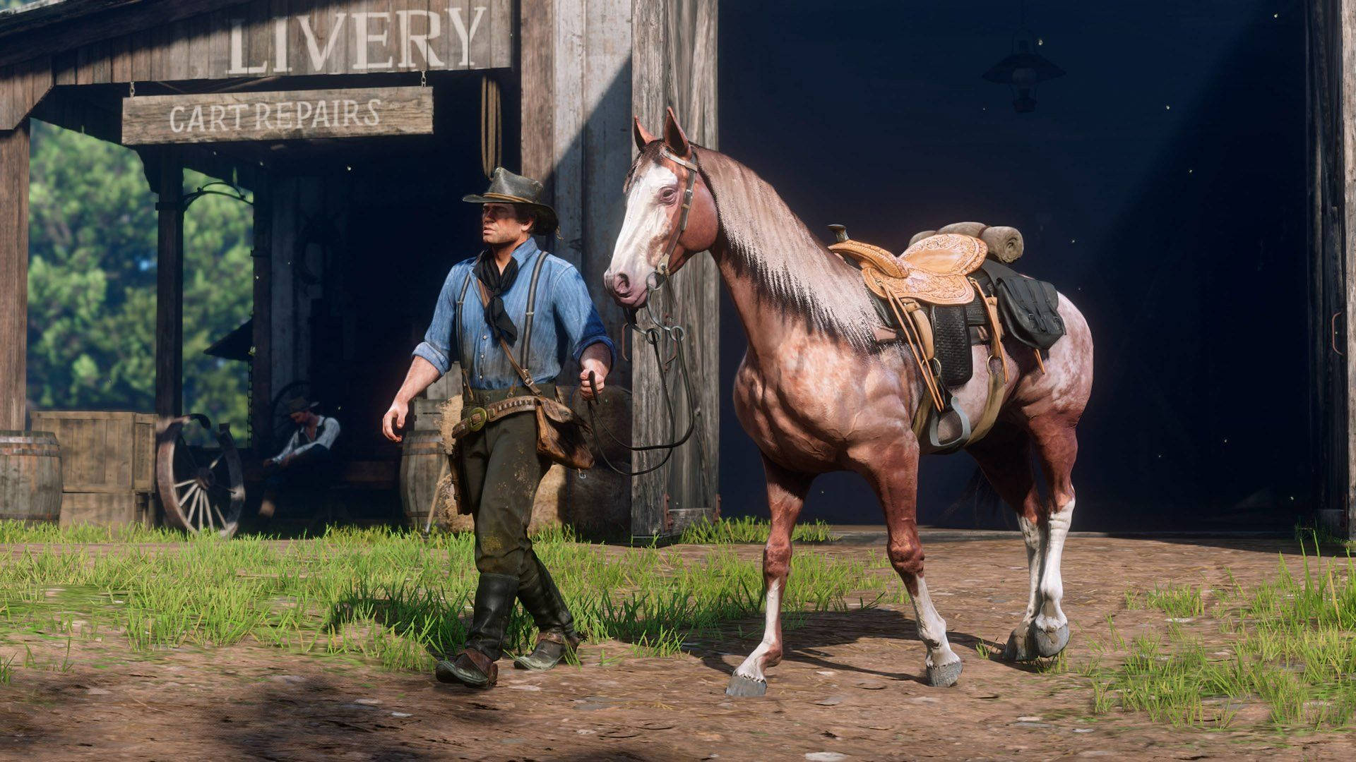 Saddle up for adventure in Red Dead Redemption 2 Wallpaper