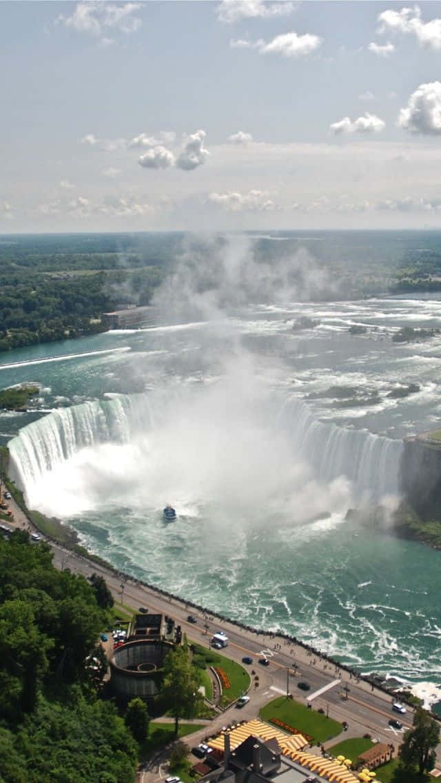 Horseshoe Niagara Falls Canada Portrait Wallpaper