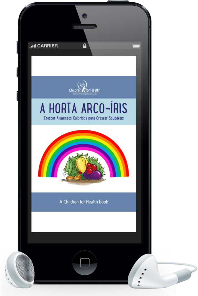 Horta Arco Iris Children Health Book PNG
