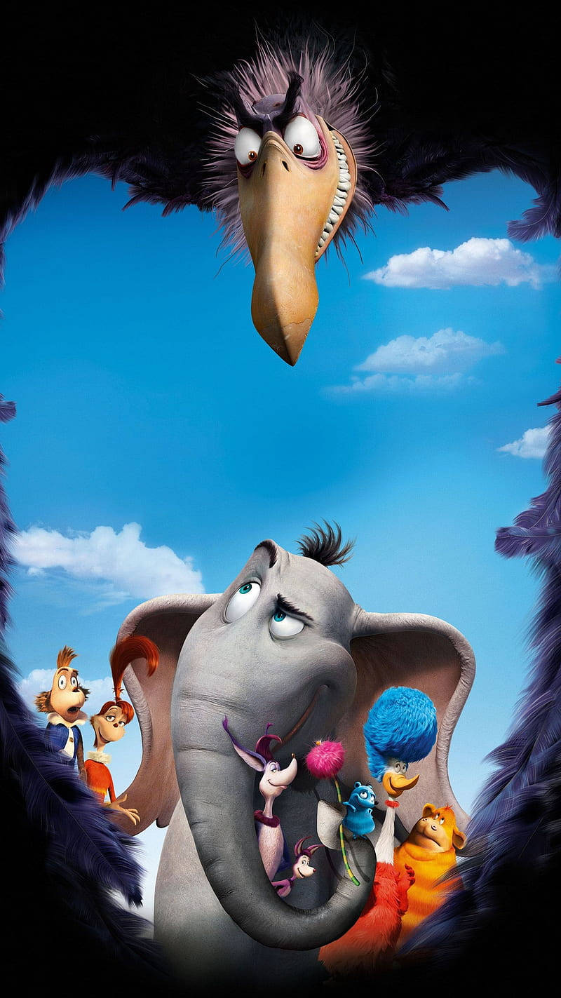 Horton Hears A Who Characters Black Wings Wallpaper