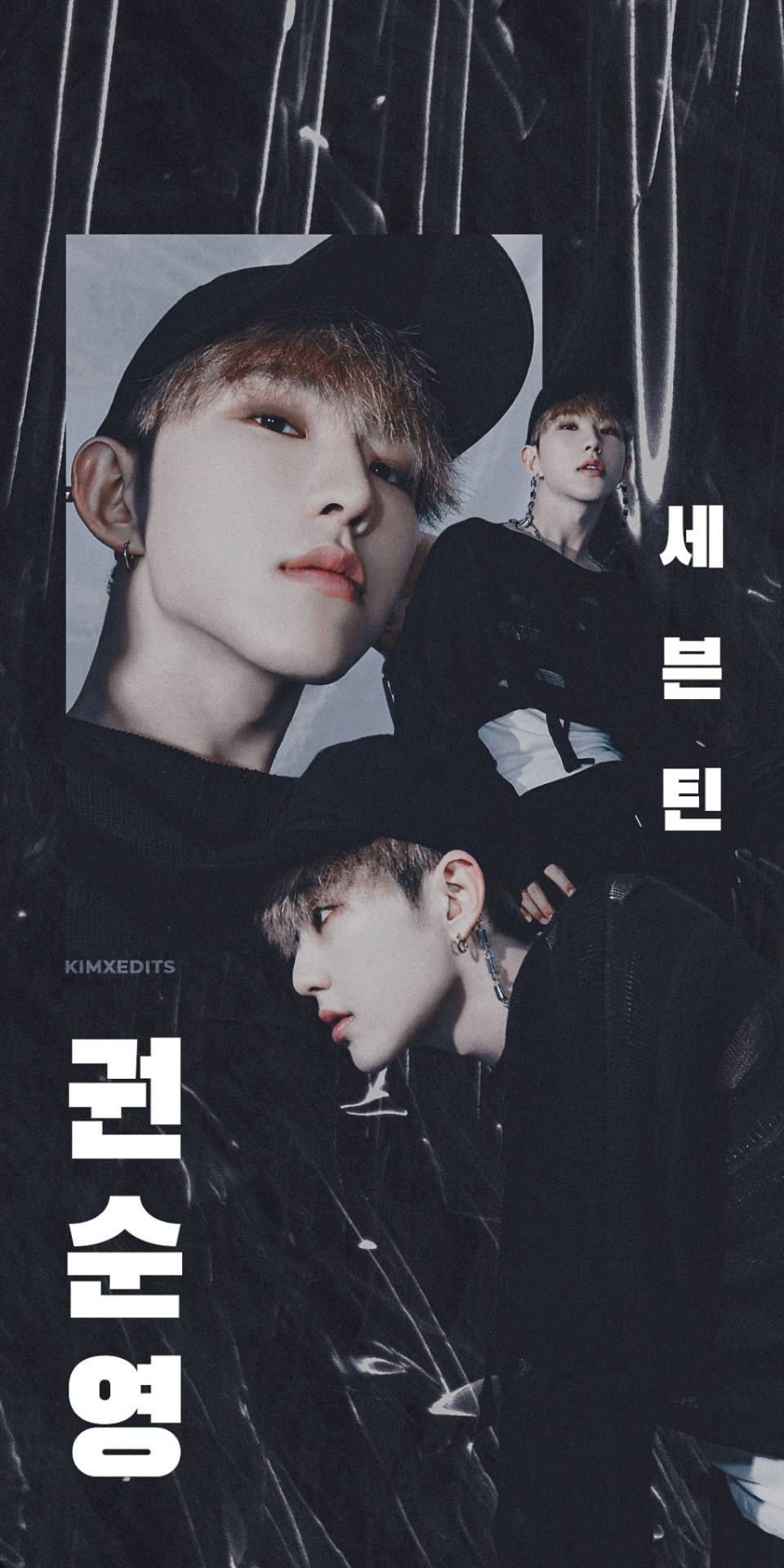 Hoshi In Black Outfit Wallpaper