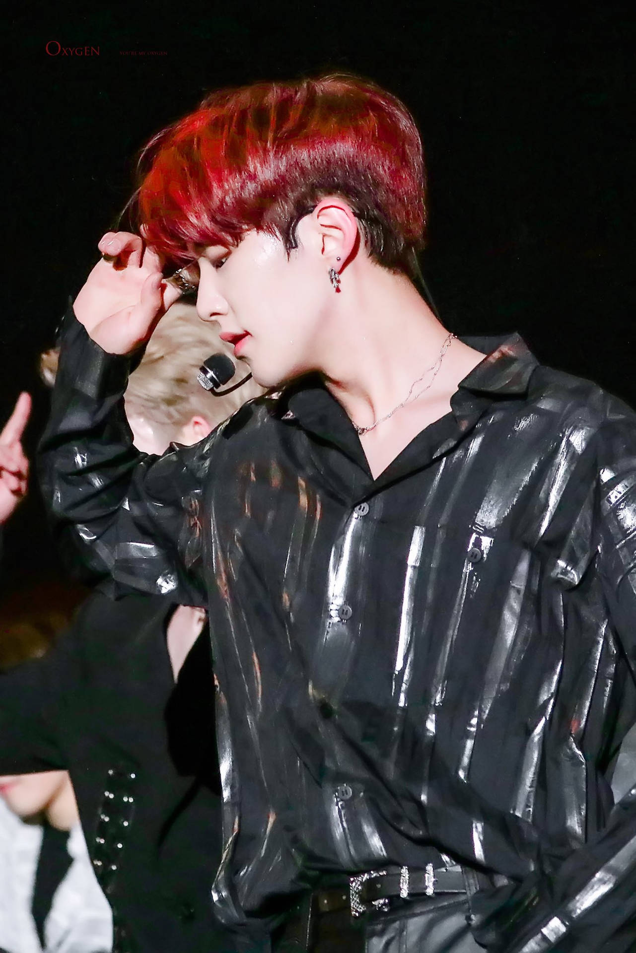 Hoshi With Red Hair Wallpaper