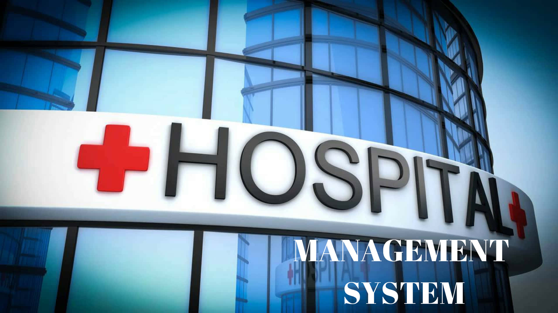 Hospitalstyringssystemet Skilt Med Ordene Hospitalstyringssystem