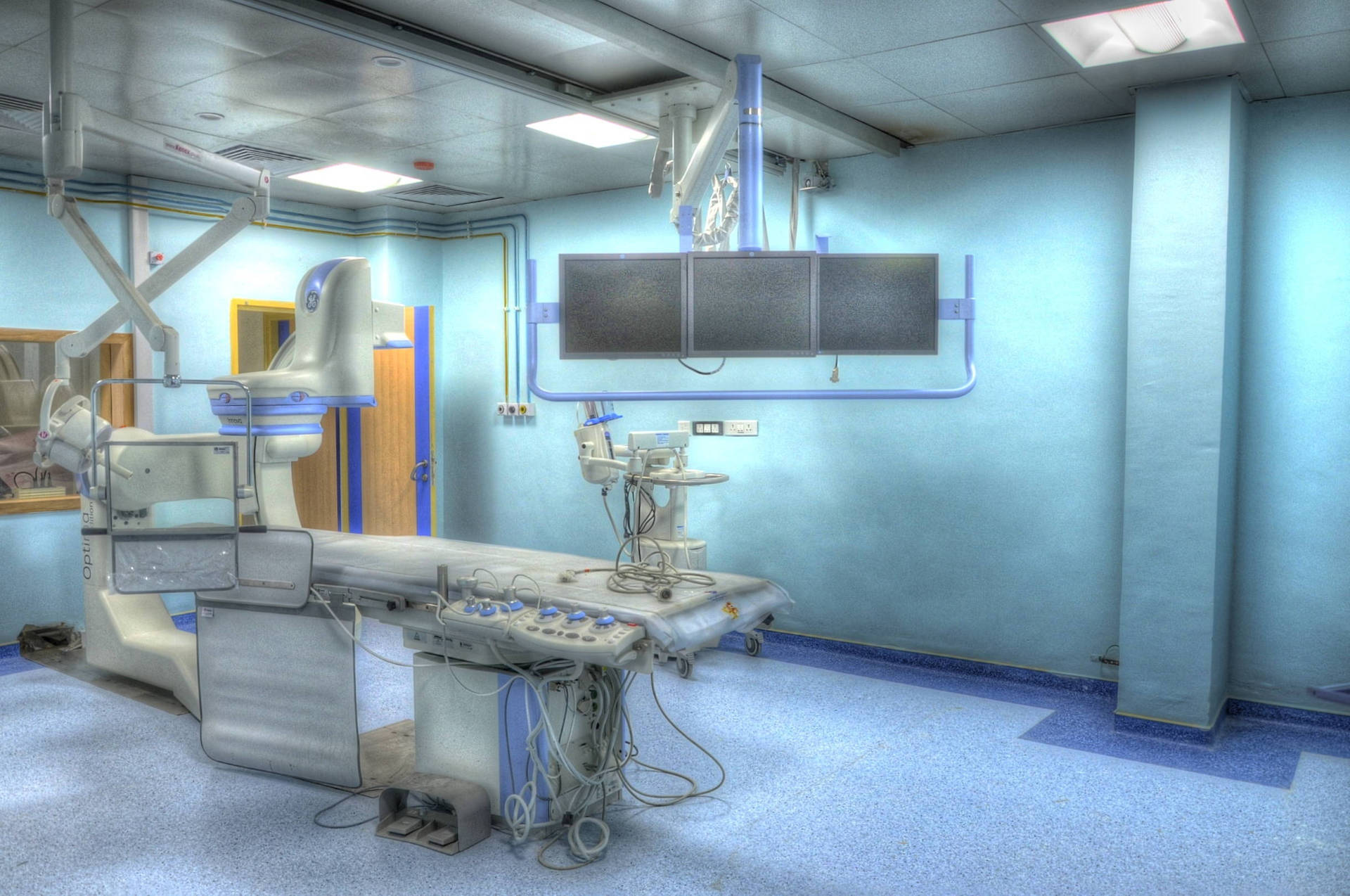 Sjukhusetsoperationsrum Säng. Wallpaper