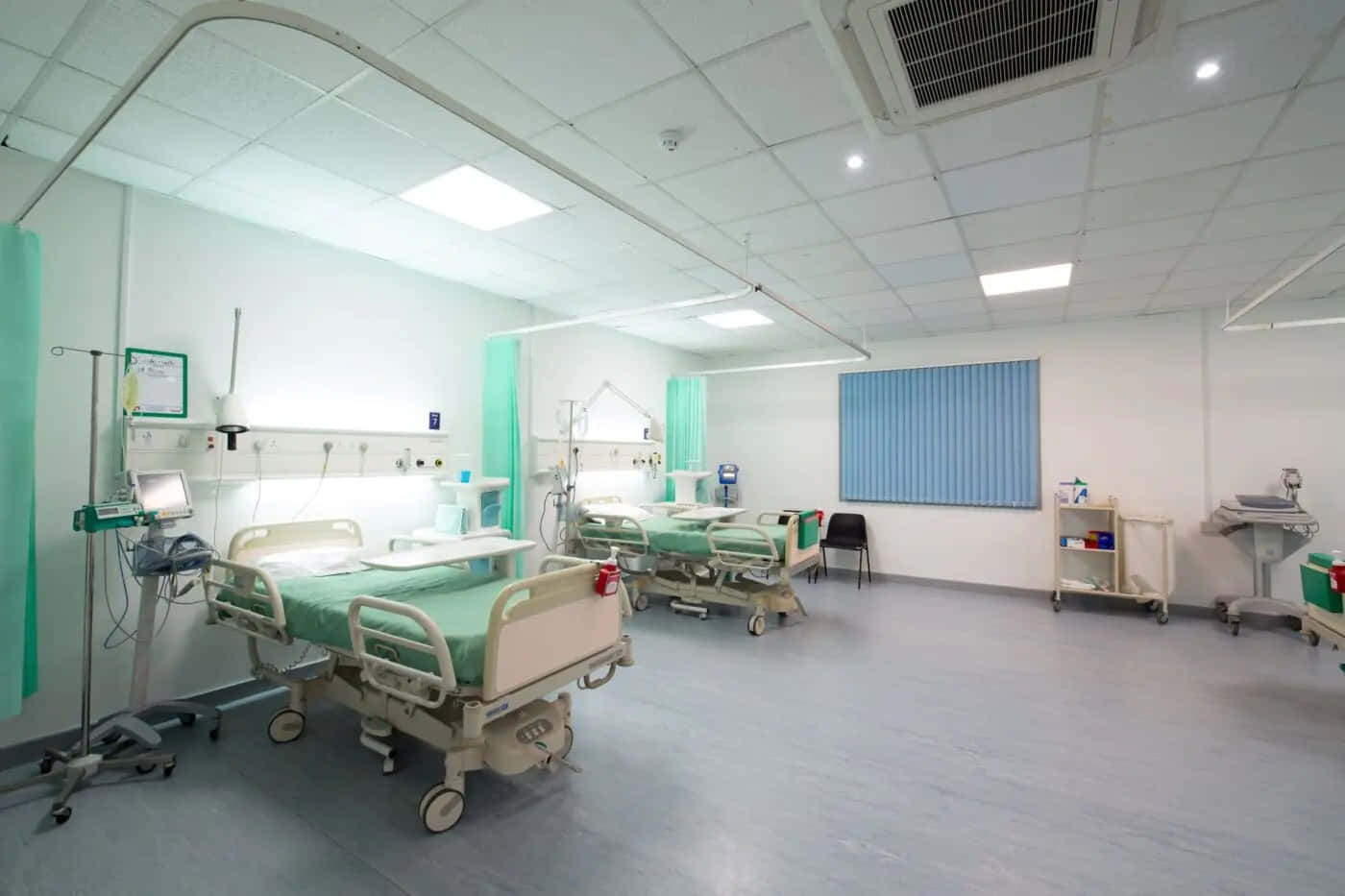 Sjukhusrummed Modern Utrustning