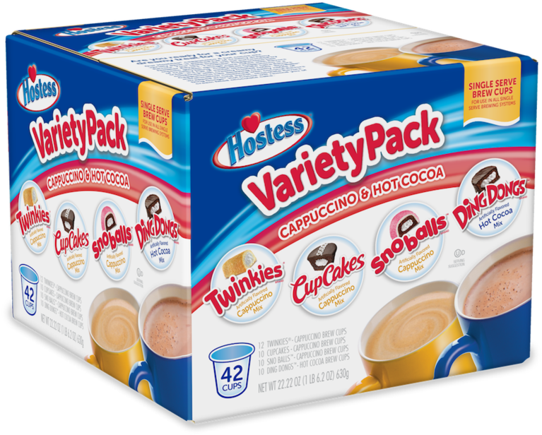 Hostess Variety Pack Brew Cups Box PNG