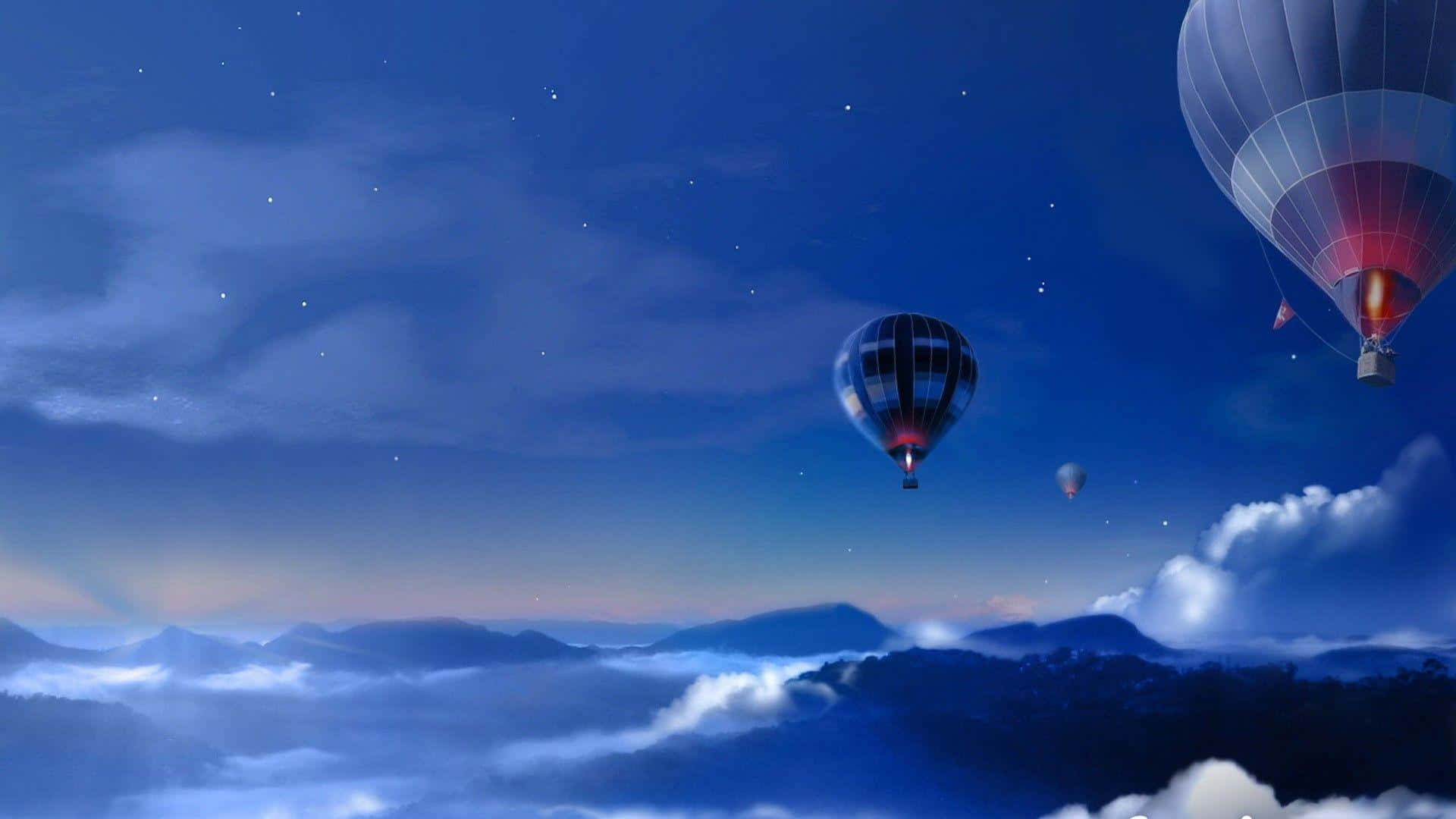Flyghögt Och Upplev Naturens Skönhet Med En Luftballongsfärd.