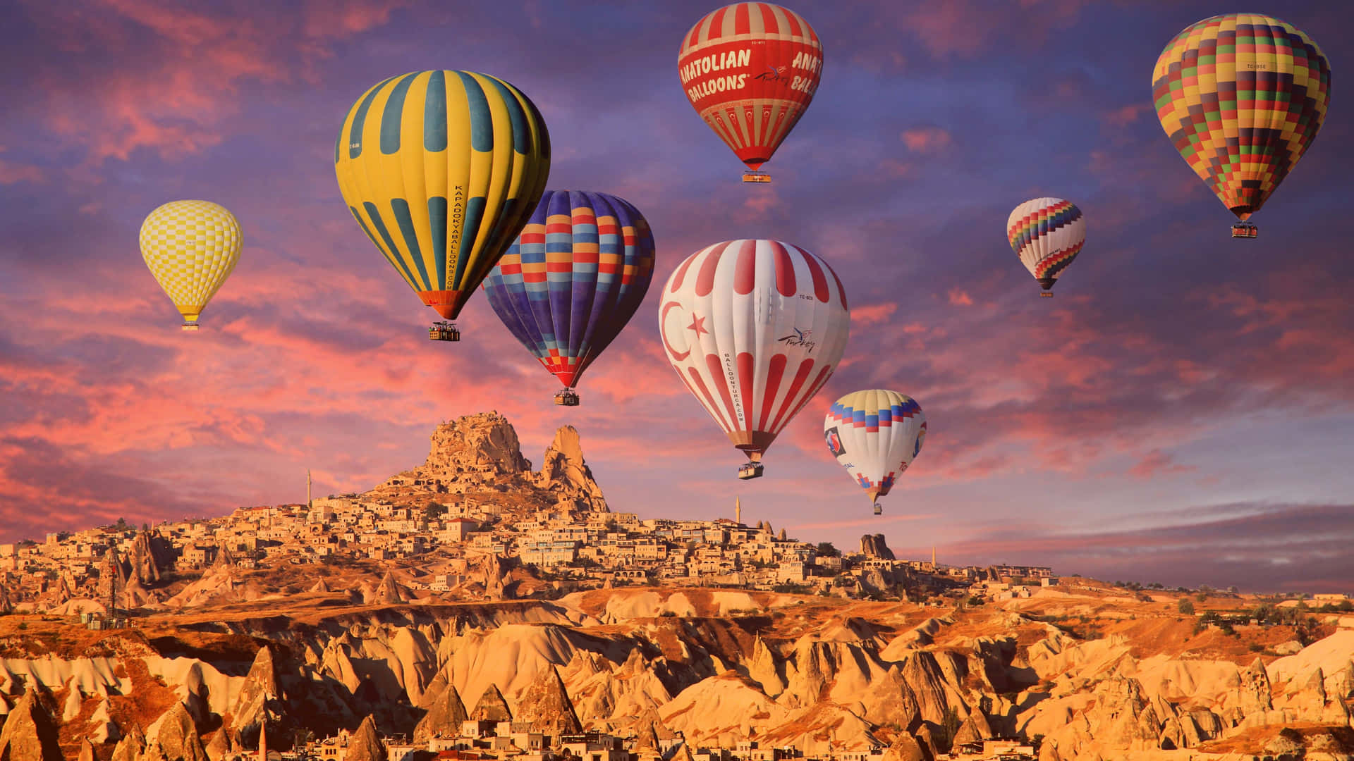 Take a journey in the sky with a Hot Air Balloon!