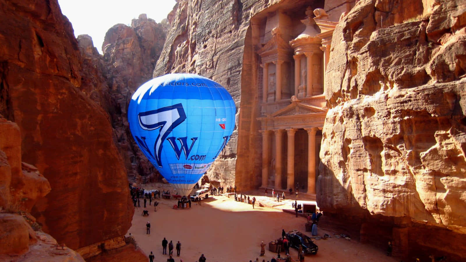 Hot Air Balloon In Petra Picture