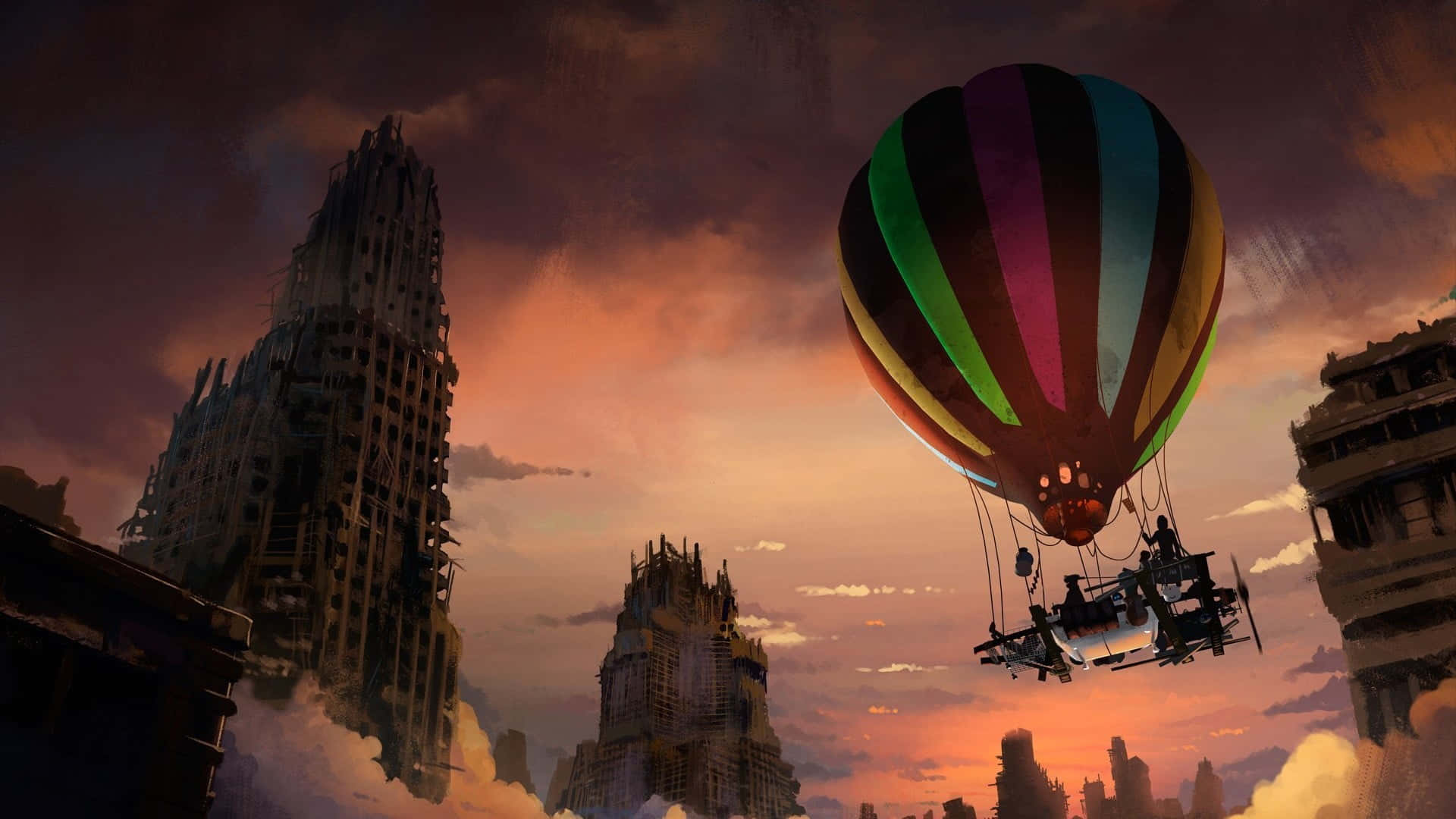 Soar high in the sky with a Hot Air Balloon