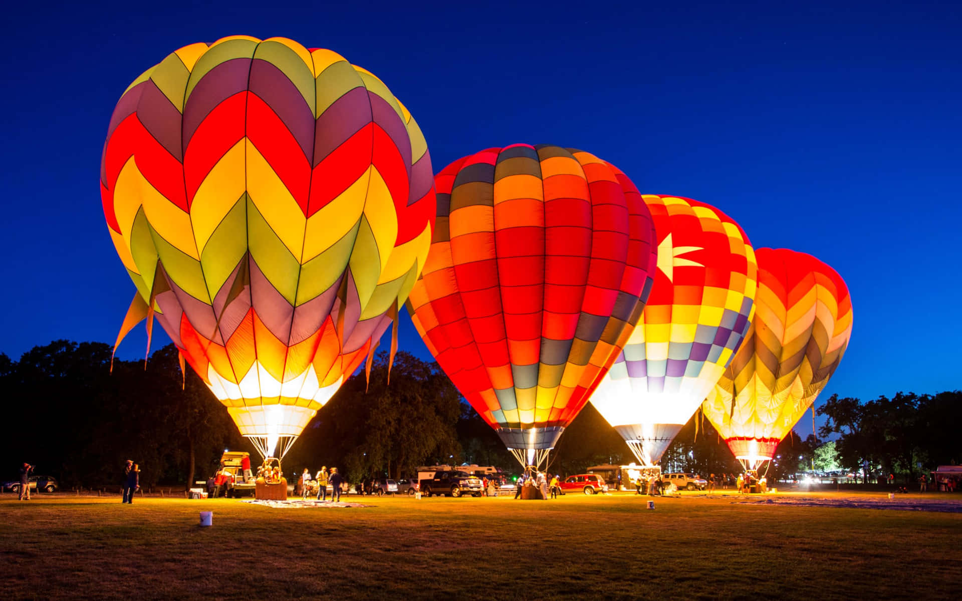 Take off for a beautiful journey in a hot air balloon.