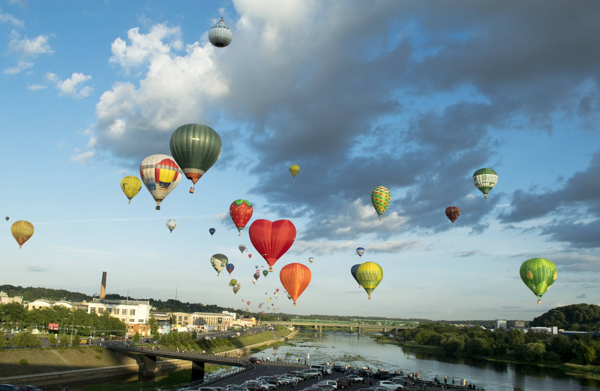 Hot Air Balloons In Lithuania