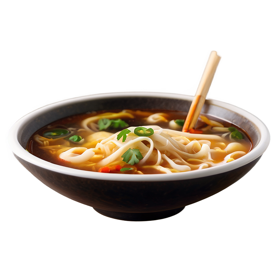 Hot And Sour Noodle Soup Png 05242024 PNG