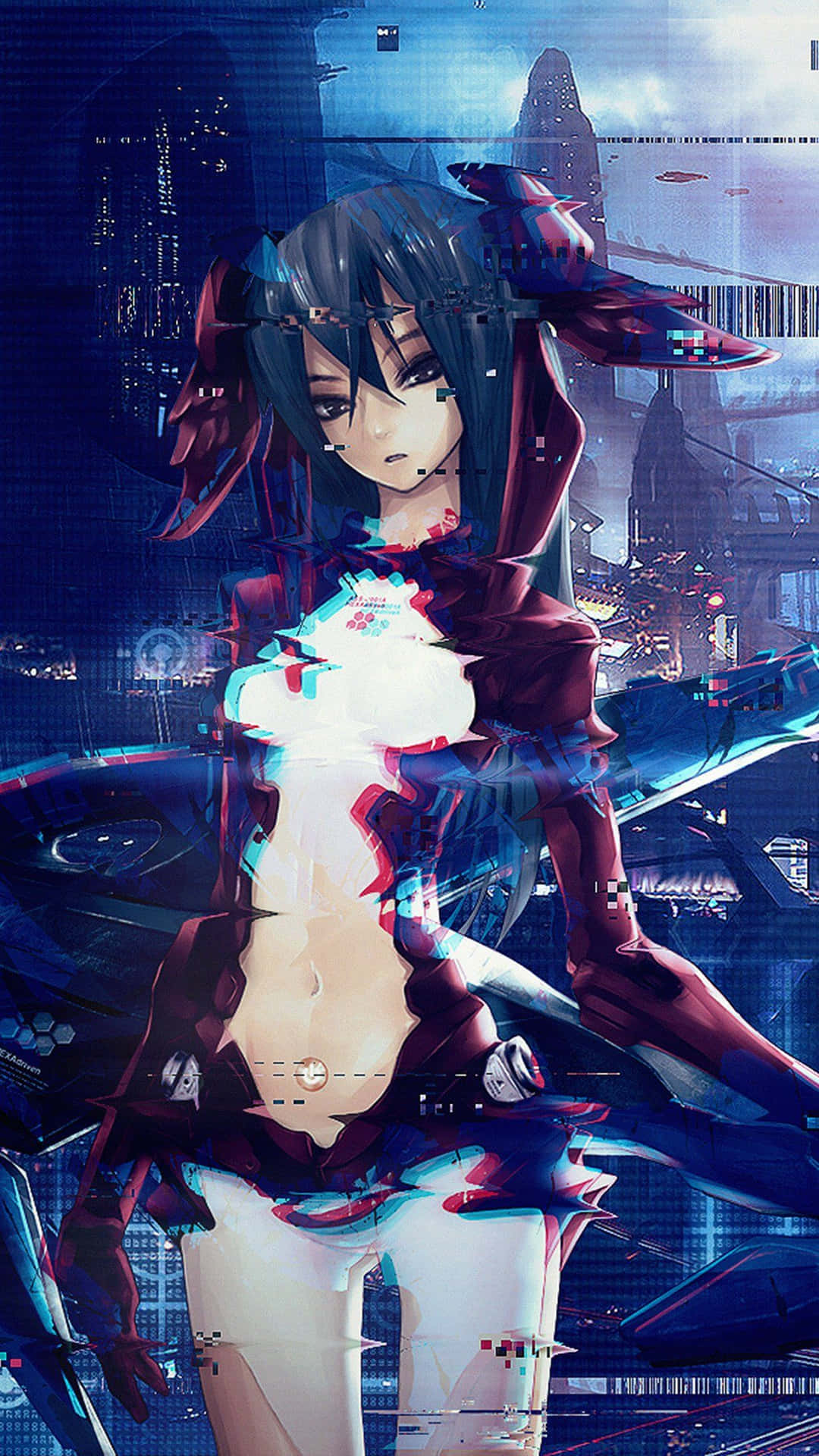 423914 glitch art face anime boys  Rare Gallery HD Wallpapers