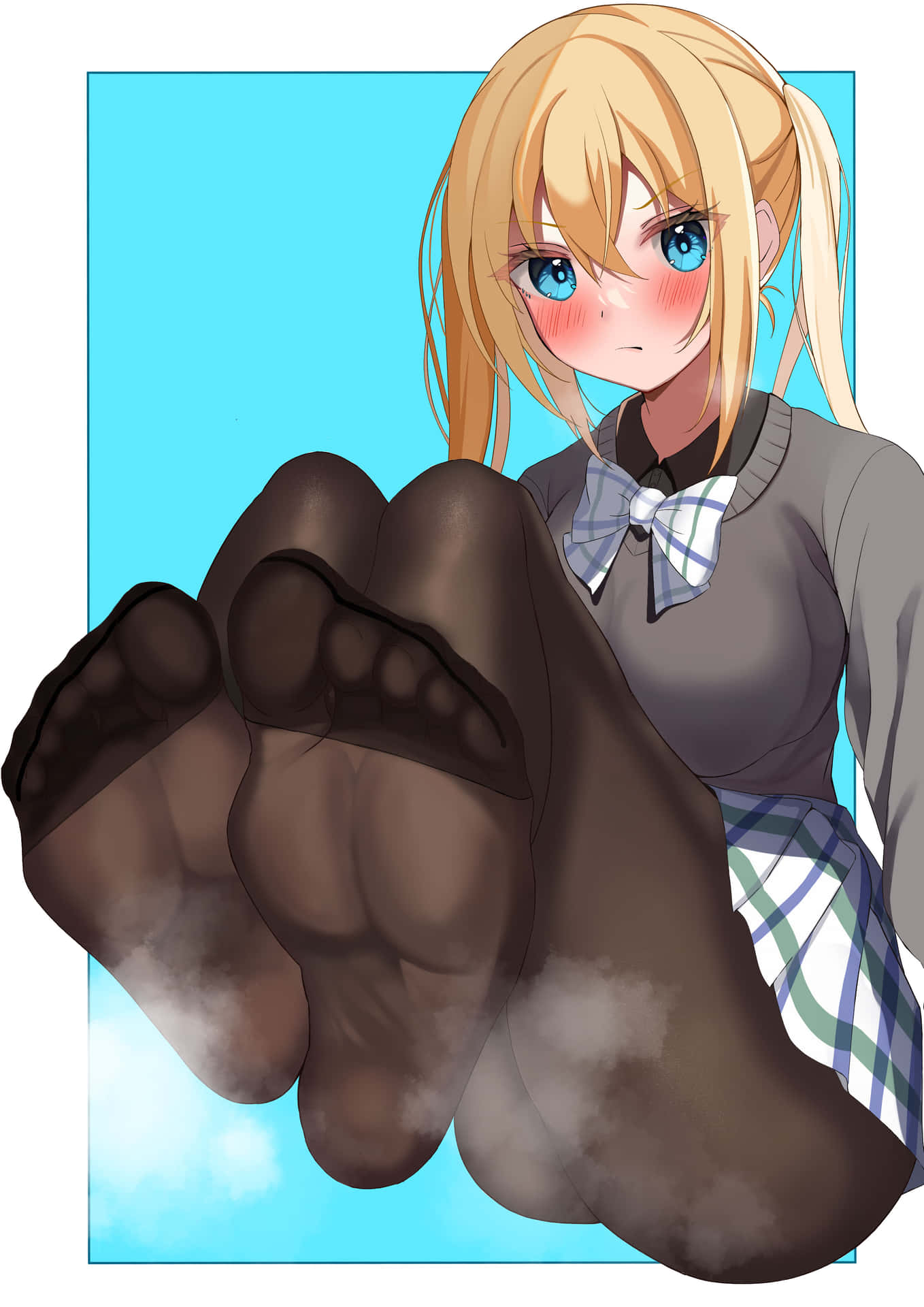 Anime feet stockings