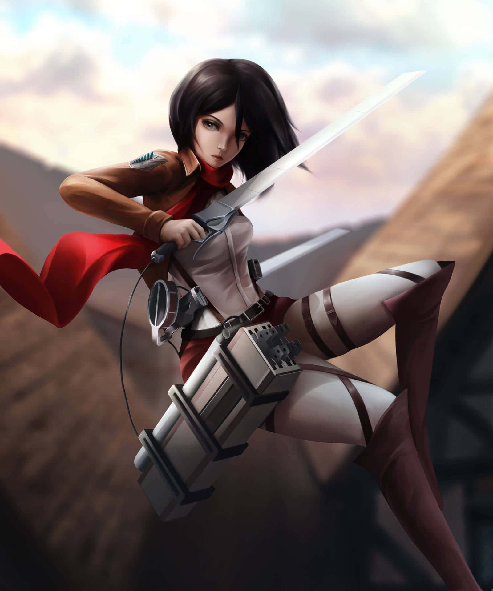 Attack on Titan Mikasa Ackerman Anime Mobile Legends Bang Bang attack on  titan transparent background PNG clipart  HiClipart