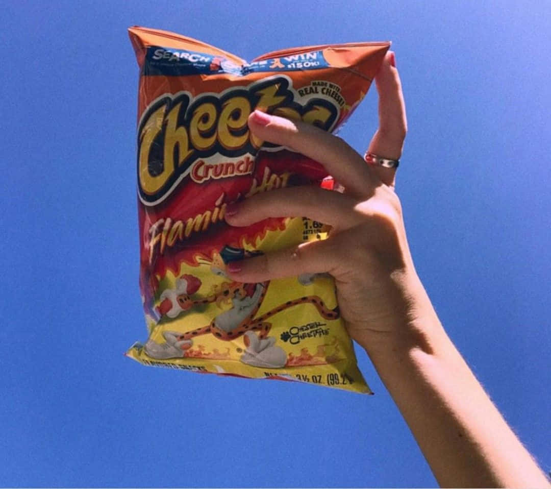 Spice Up Your snacks with Hot Cheetos Wallpaper