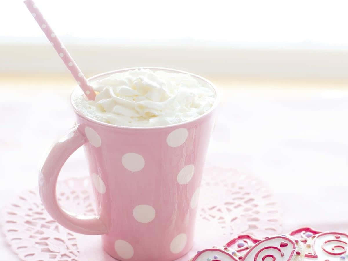 Delicious Hot Chocolate in a Cozy Setting Wallpaper