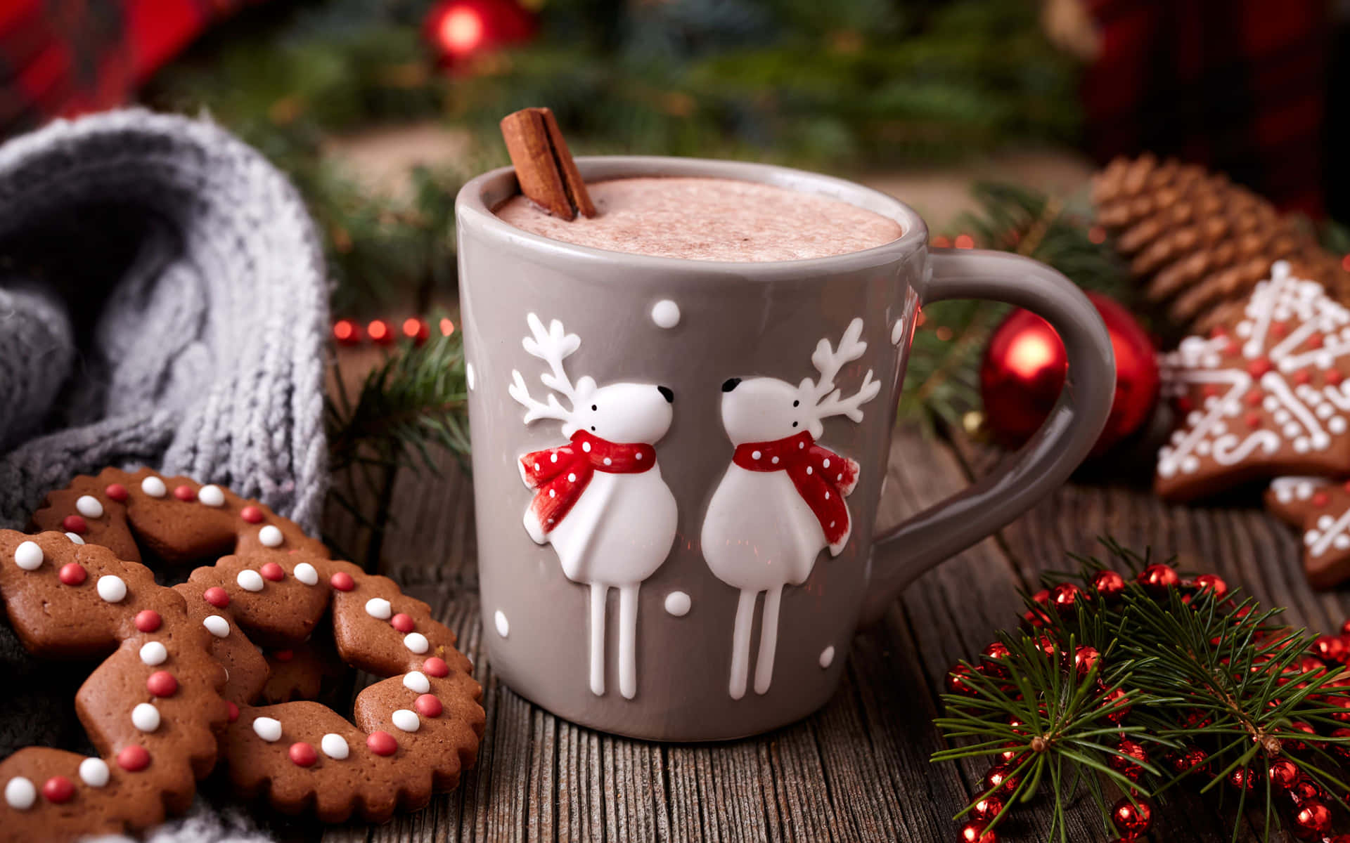 Warm Delight - Tempting Hot Chocolate Wallpaper