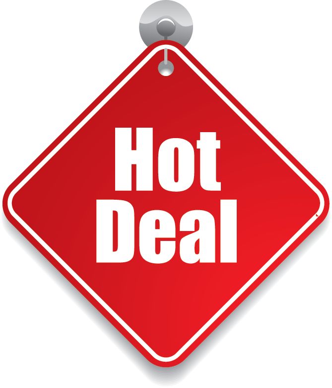 Hot Deal Sign Graphic PNG