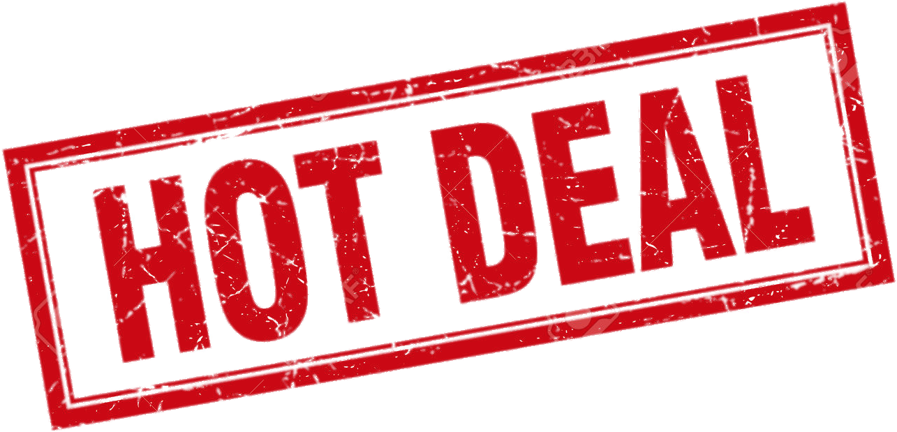Hot Deal Stamp Graphic PNG