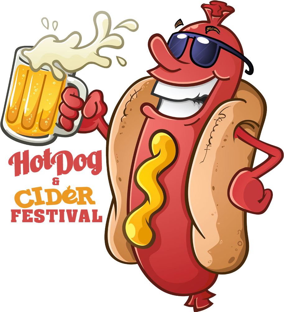 Download Hot Dog Cider Festival Mascot | Wallpapers.com