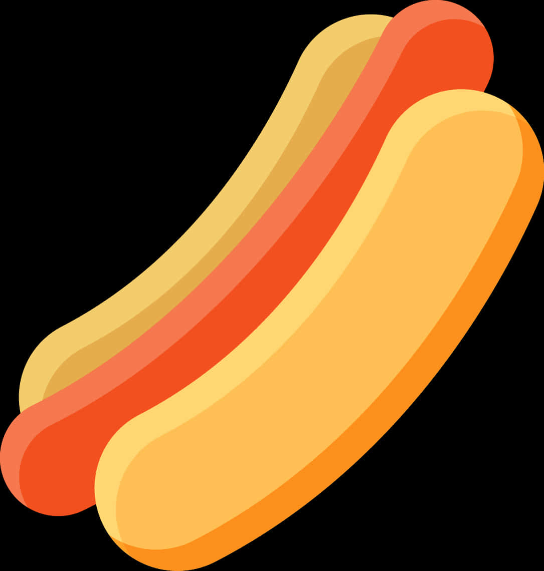 Hot Dog Vector Illustration PNG