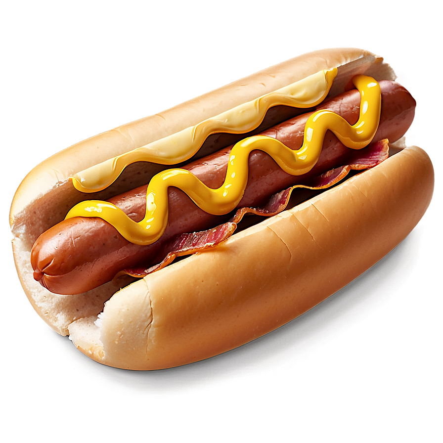 Hot Dog With Bacon Png 05232024 PNG