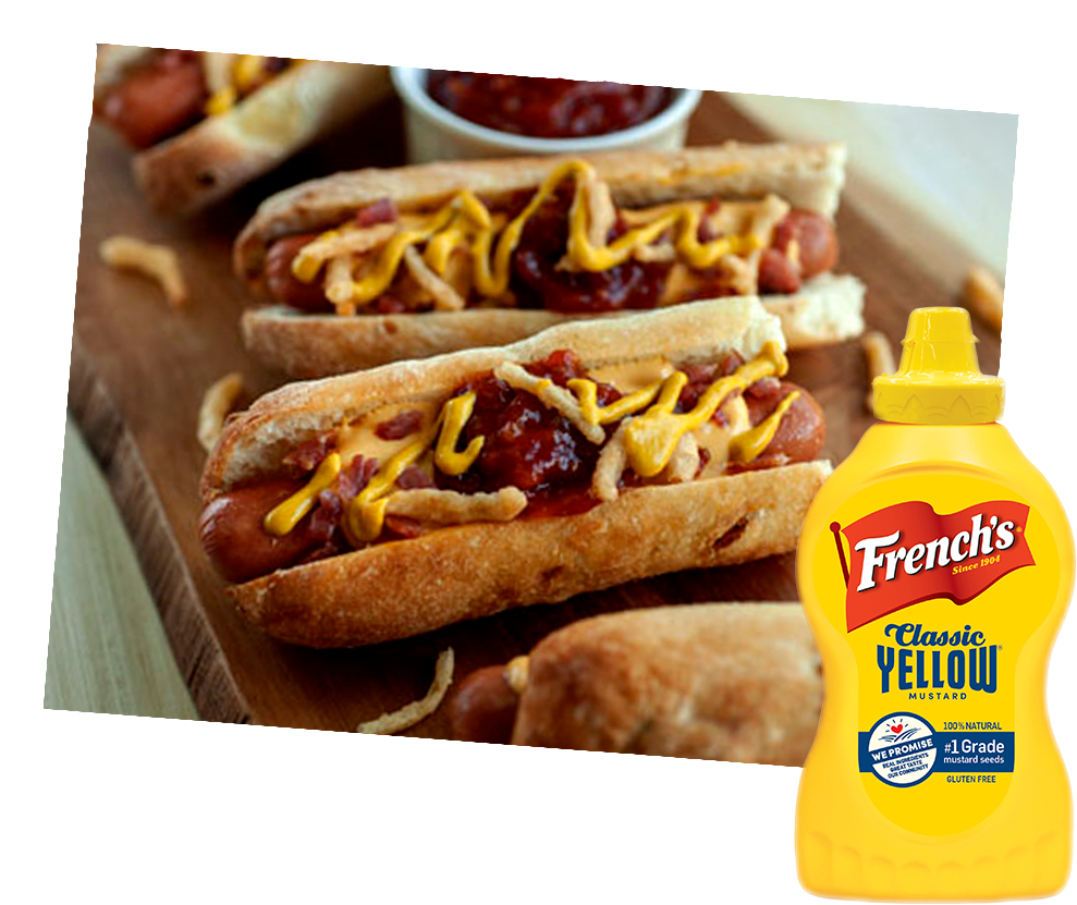 Hot Dogs With Mustardand Ketchup PNG