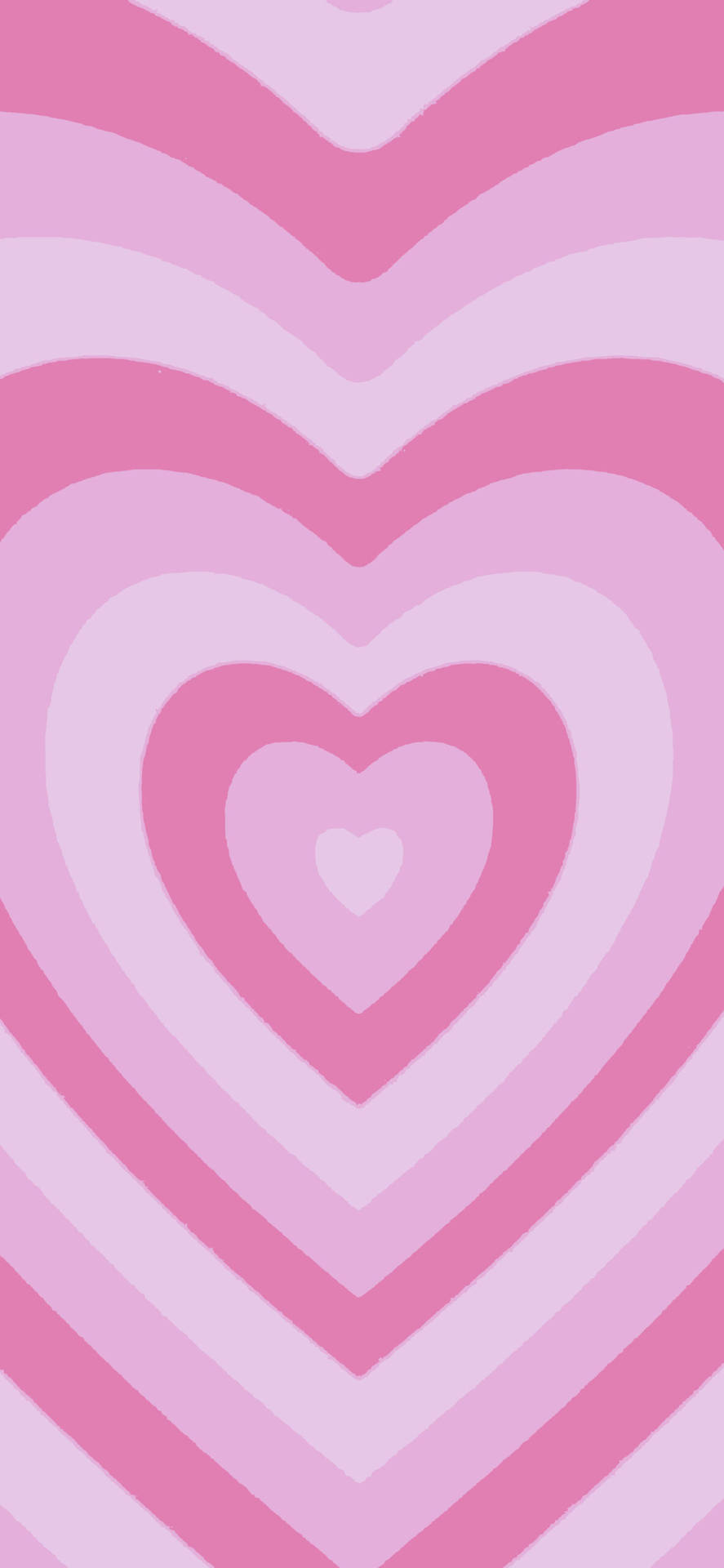 Hot Pink Aesthetic Hearts Wallpaper