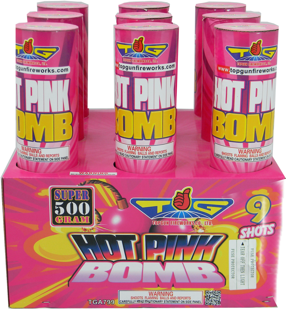 Hot Pink Bomb Fireworks PNG