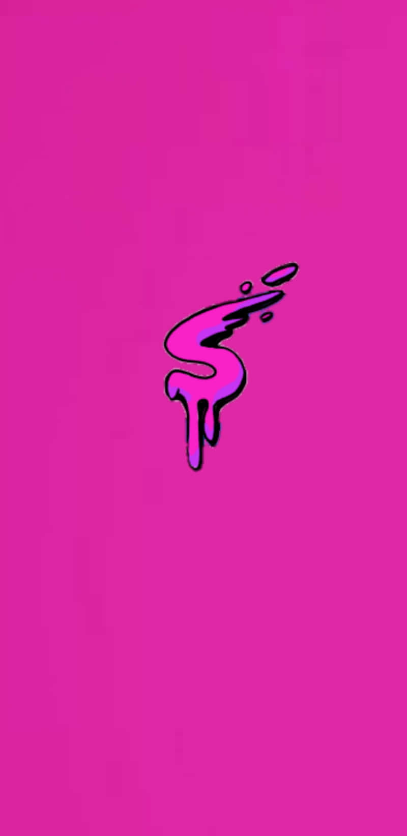 Hot Pink Slushy S Logo Wallpaper