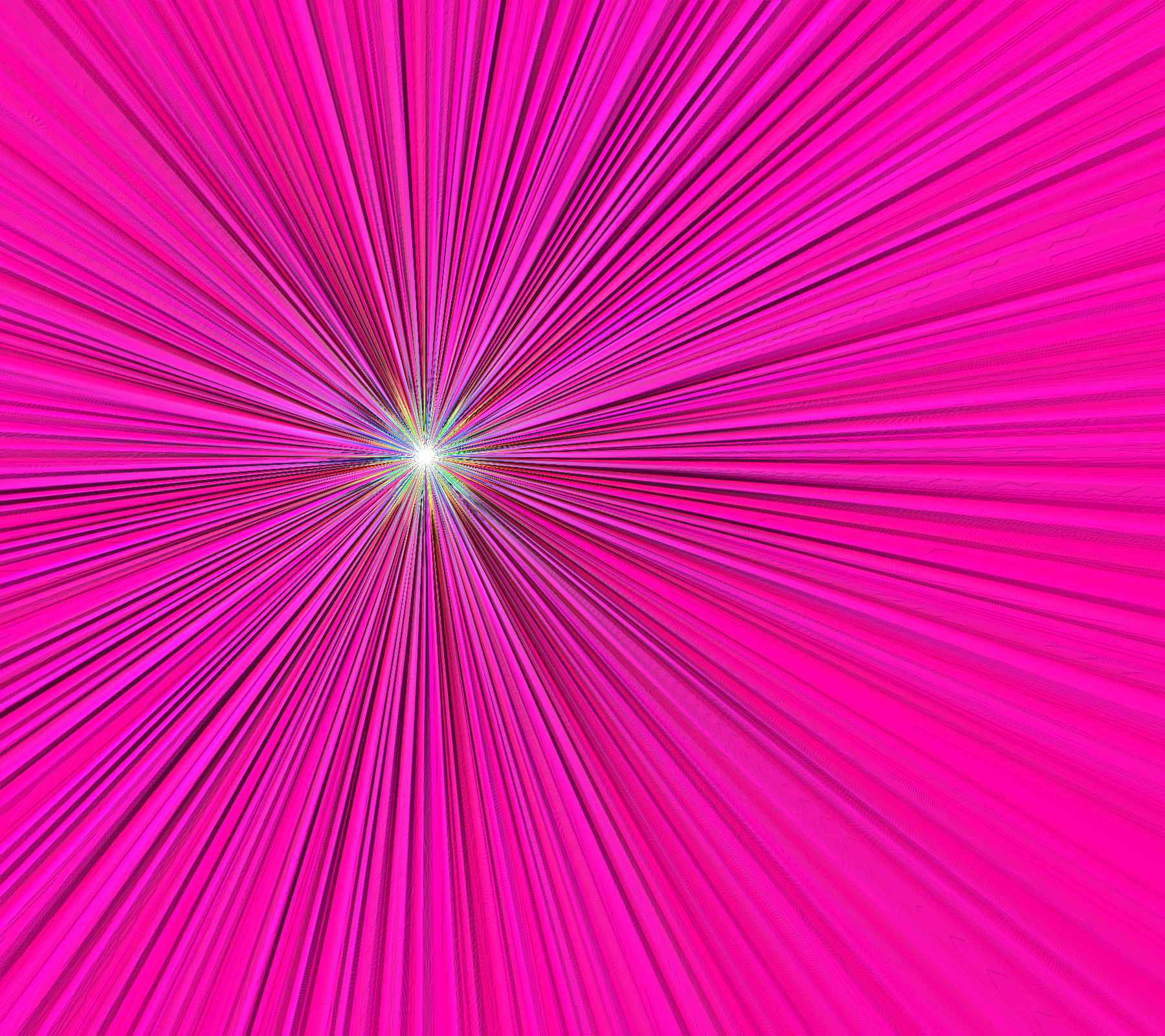 Hot Pink Starburst Pattern White
