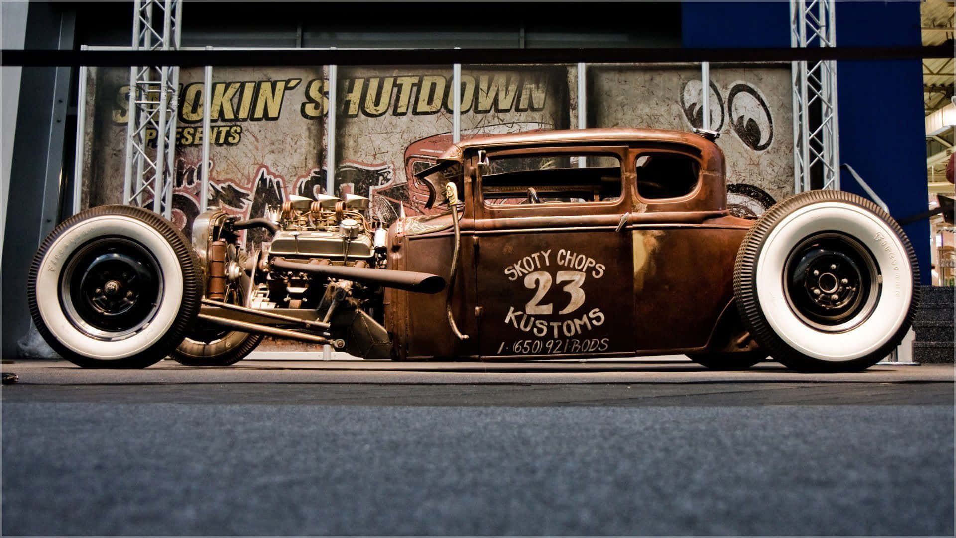 Customize your hot rod with a cool style Wallpaper