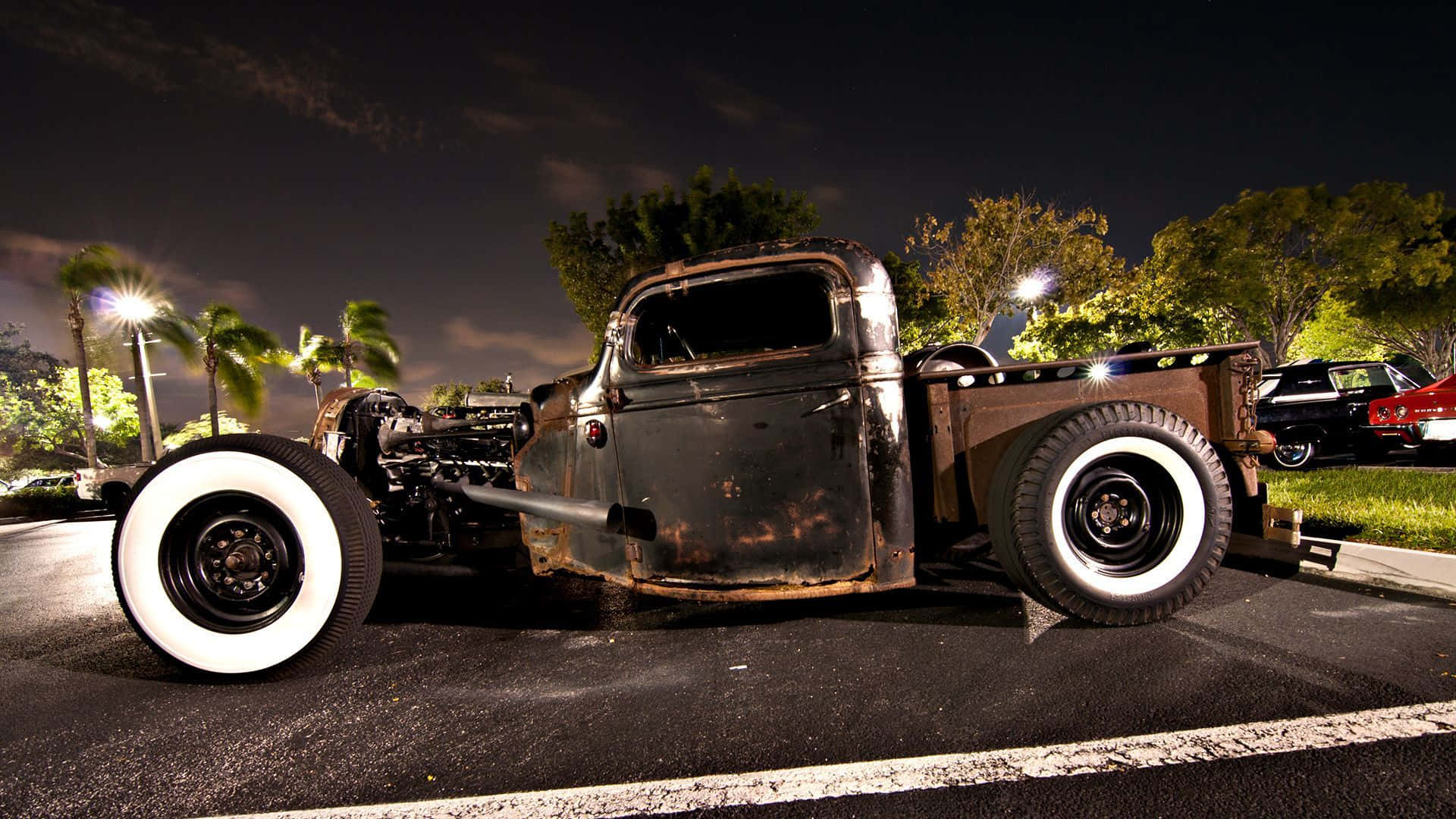Get Ready to Cruise in This Hot Rod Wallpaper