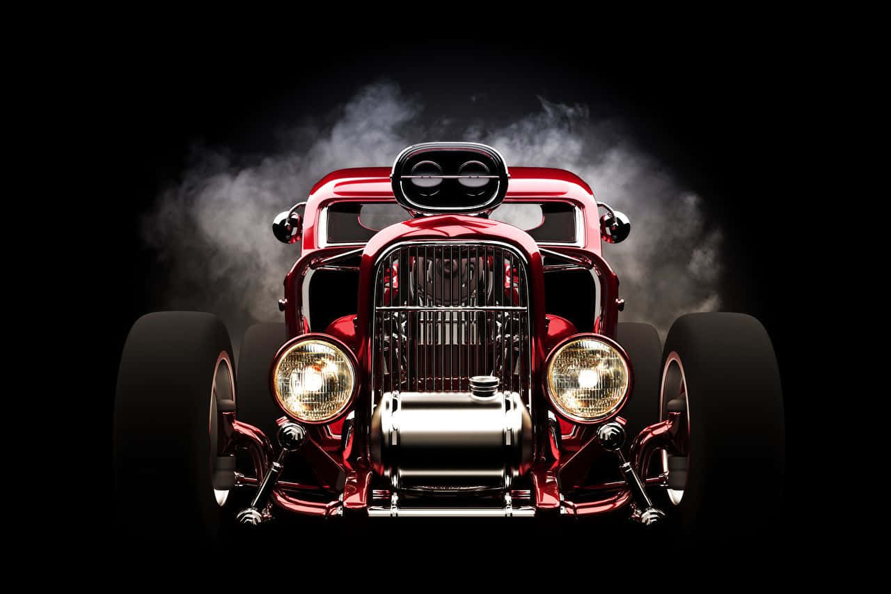 Red Hot Rod Iphone Theme Wallpaper
