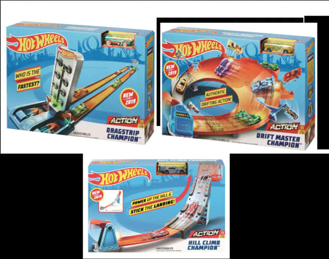 Hot Wheels Action Series Playsets2019 PNG