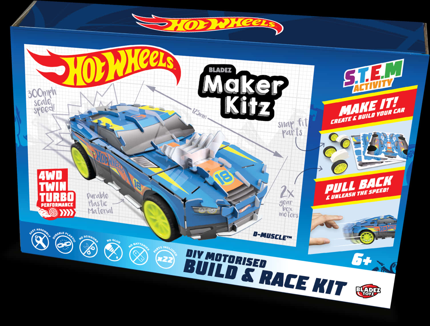 Hot Wheels Maker Kitz S T E M Activity Box PNG