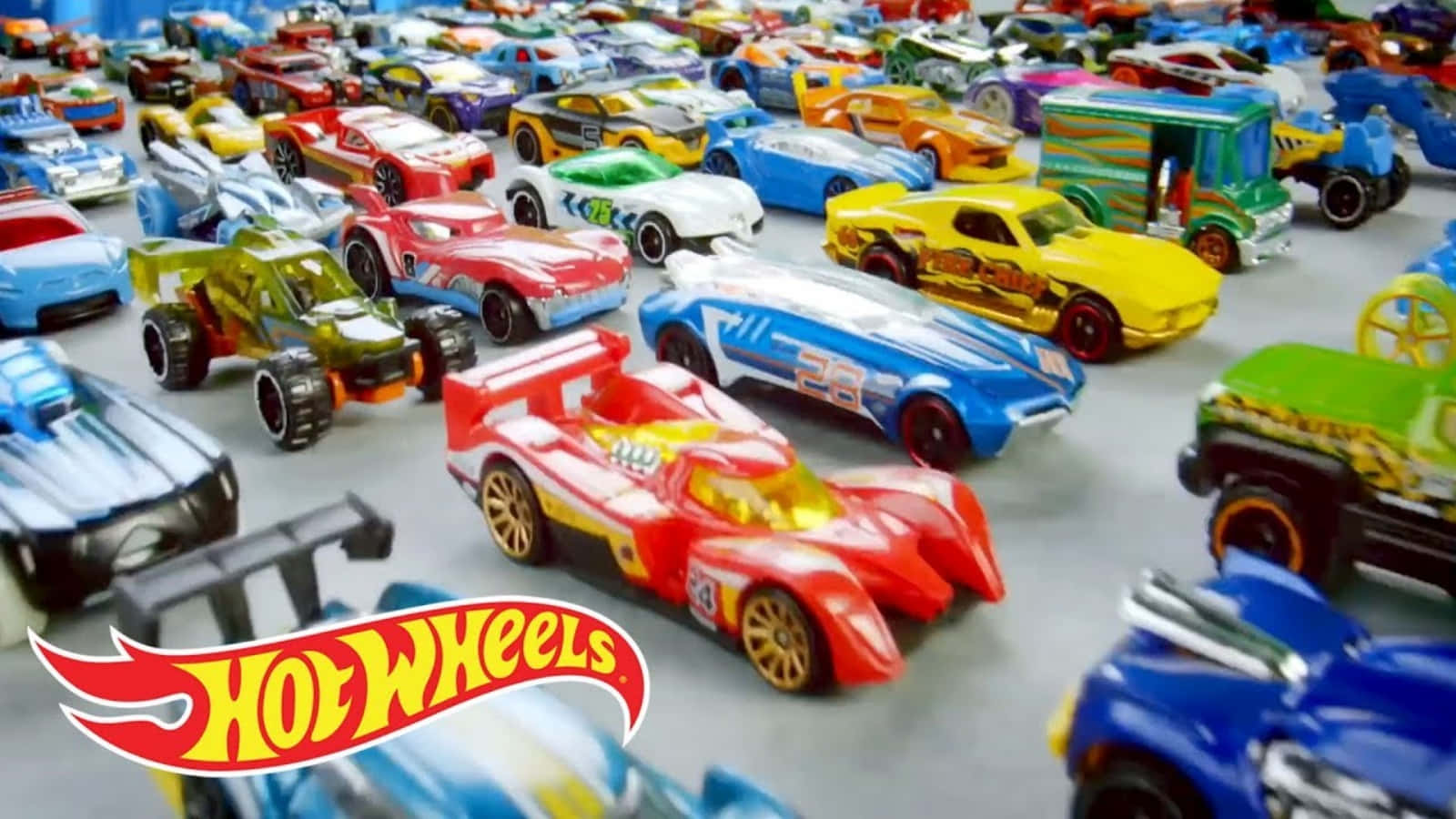 Hot Wheels Toy Cars In A Room