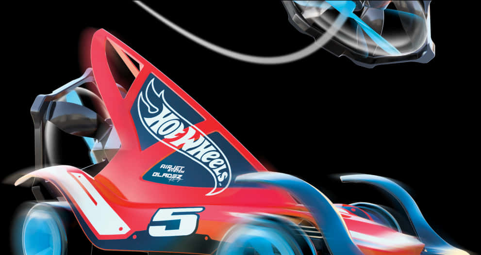 Hot Wheels Race Car Number5 PNG