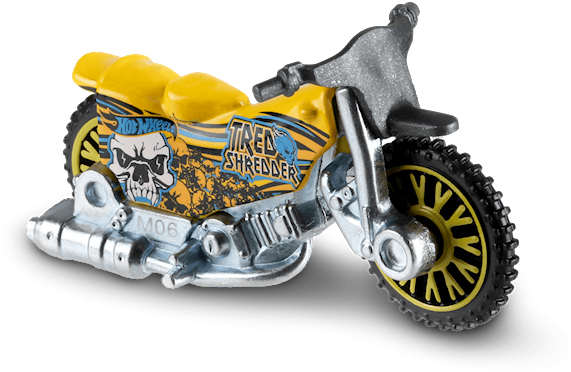Hot Wheels Tread Shredder Toy Motorcycle PNG