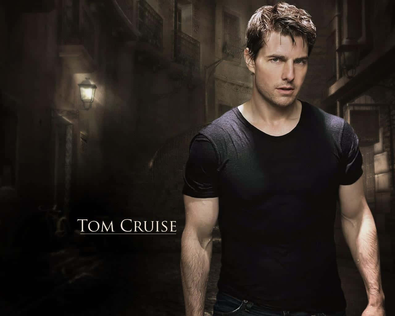 Varm Hvid Mand Amerikansk Skuespiller Tom Cruise Foto Tapet Wallpaper