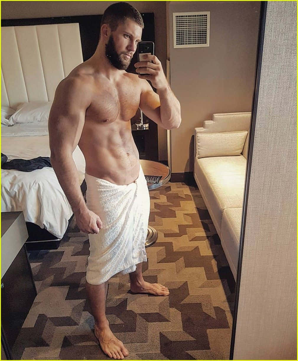 Hotel Towel Selfie Man Picture