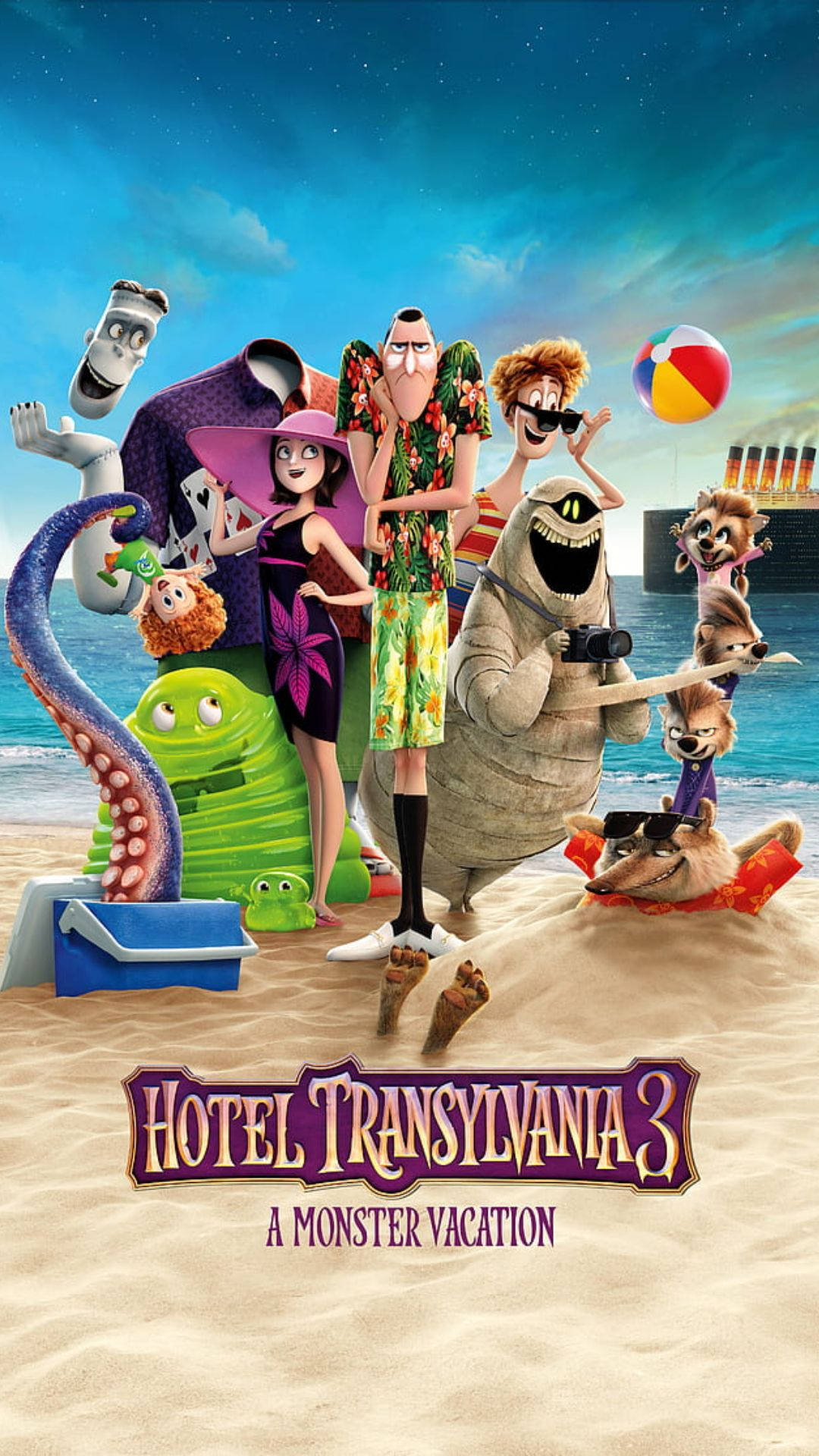 Hotel Transylvania 3 En Monster Ferie baggrundsbillede Wallpaper