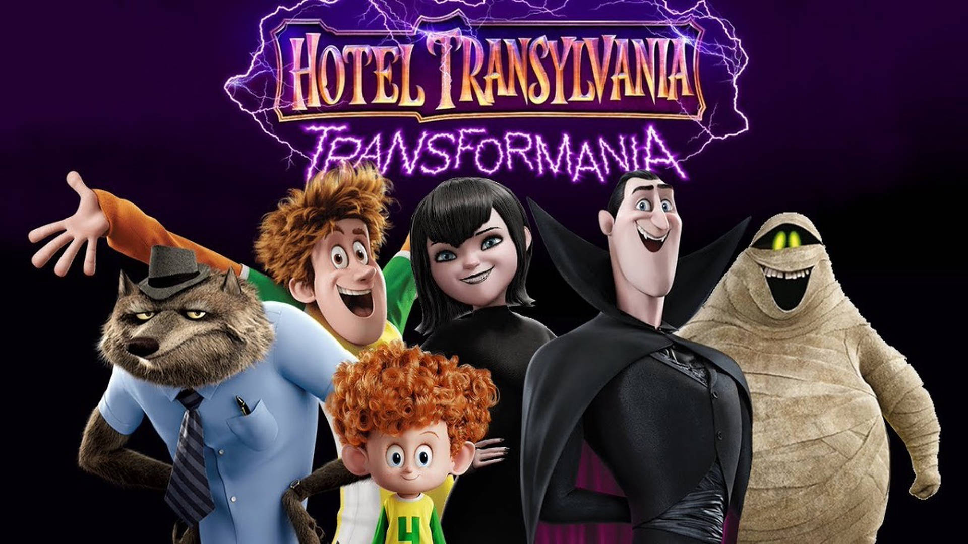 Hotel Transylvania Transformania Main Characters Wallpaper