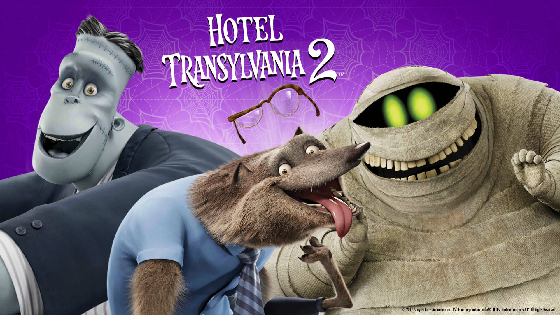 Enchanting Moments with Wayne and Friends in Hotel Transylvania Wallpaper